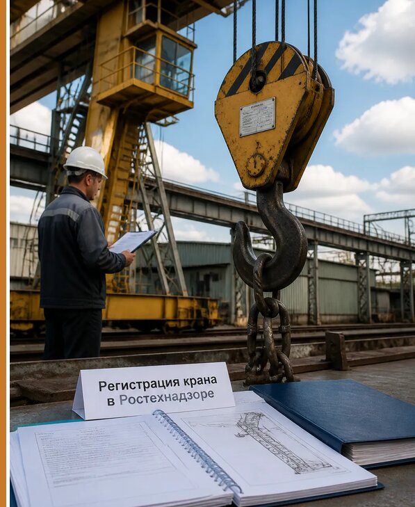 Регистрация крана в Ростехнадзоре в Смоленске от 15383 р. | Авеста ОТиПБ